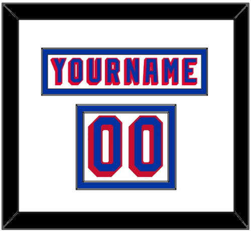 New York Nameplate & Number (Shoulder) - Home White (1978-1990) - Signature Tier 1