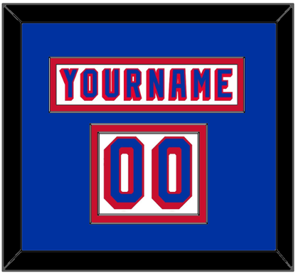 New York Nameplate & Number (Shoulder) - Home White (1978-1990) - Signature Tier 2
