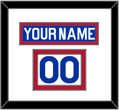 New York Nameplate & Number (Shoulder) - Road Blue (1977-1978) - Signature Tier 1