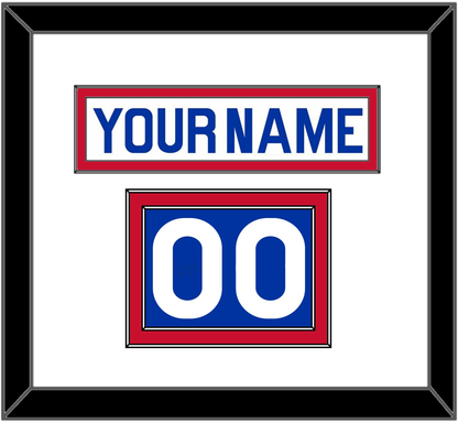New York Nameplate & Number (Shoulder) - Home White (1976-1978) - Signature Tier 1