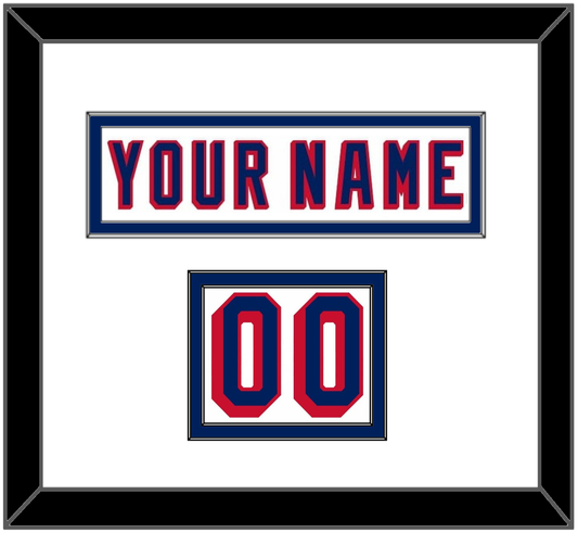 New York Nameplate & Number (Shoulder) - Home White (1970-1976) - Signature Tier 1