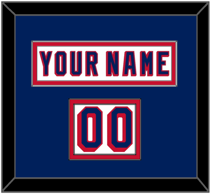 New York Nameplate & Number (Shoulder) - Home White (1970-1976) - Signature Tier 2