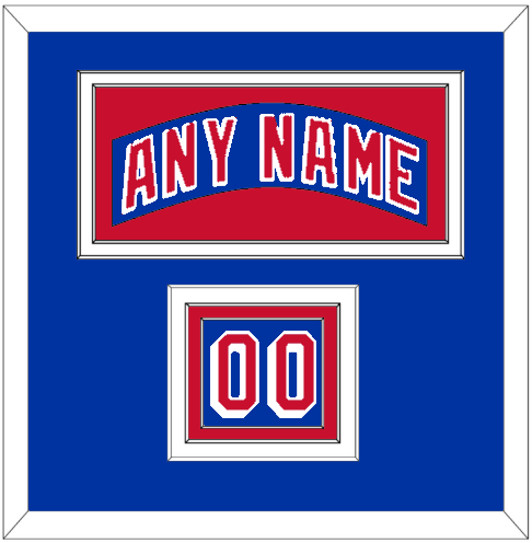 New York Nameplate & Shoulder Number