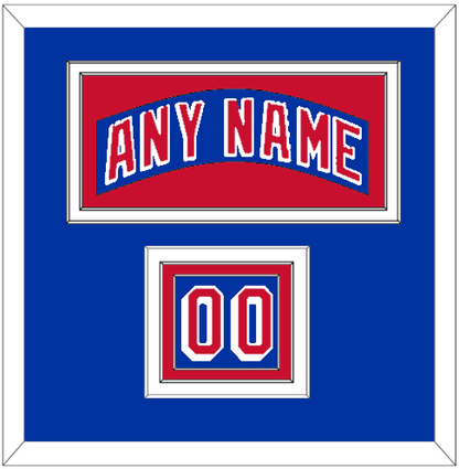 New York Nameplate & Number (Shoulder) - Home Blue - Premier Tier 2