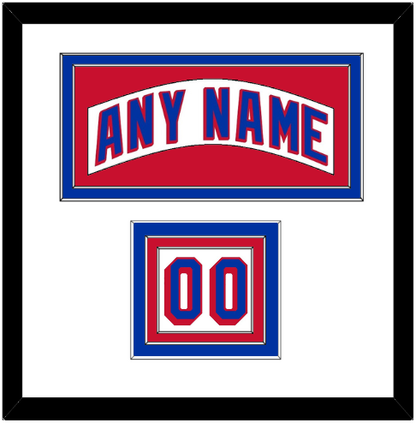 New York Nameplate & Number (Shoulder) - Road White - Premier Tier 1