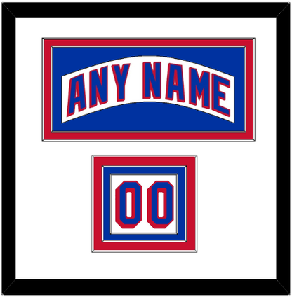 New York Nameplate & Number (Shoulder) - Road White - Premier Tier 2