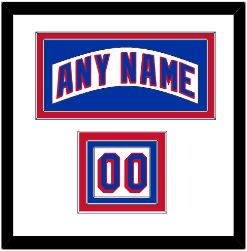 New York Nameplate & Shoulder Number