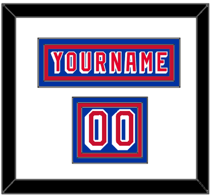 New York Nameplate & Number (Shoulder) - Road Blue (1978-1990) - Premier Tier 1