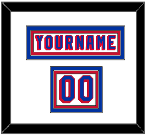 New York Nameplate & Number (Shoulder) - Home White (1978-1990) - Premier Tier 1