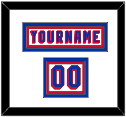 New York Nameplate & Number (Shoulder) - Home White (1978-1990) - Premier Tier 1