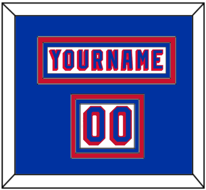 New York Nameplate & Number (Shoulder) - Home White (1978-1990) - Premier Tier 2