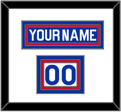 New York Nameplate & Number (Shoulder) - Road Blue (1977-1978) - Premier Tier 1