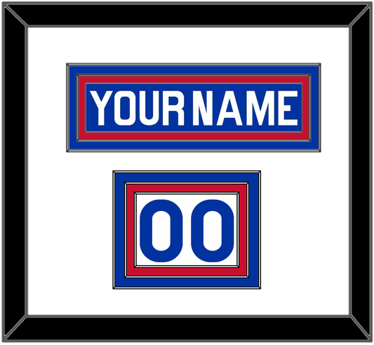 New York Nameplate & Number (Shoulder) - Road Blue (1977-1978) - Premier Tier 1