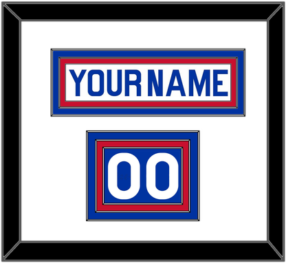 New York Nameplate & Number (Shoulder) - Home White (1976-1978) - Premier Tier 1