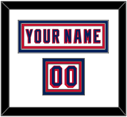 New York Nameplate & Number (Shoulder) - Home White (1970-1976) - Premier Tier 1