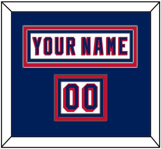 New York Nameplate & Number (Shoulder) - Home White (1970-1976) - Premier Tier 2
