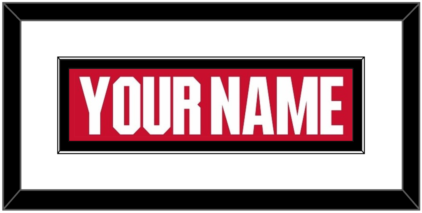 Ottawa Nameplate - Home Red (2017-2020) - Essential Tier 1