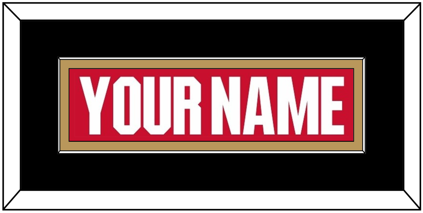 Ottawa Nameplate - Home Red (2017-2020) - Essential Tier 3