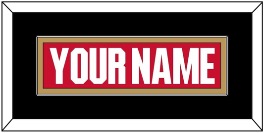 Ottawa Nameplate - Home Red (2017-2020) - Essential Tier 3