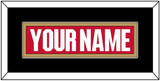 Ottawa Nameplate - Home Red (2017-2020) - Single Mat 3