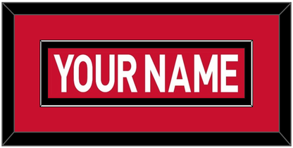 Ottawa Nameplate - Home Red (2007-2017) - Essential Tier 2