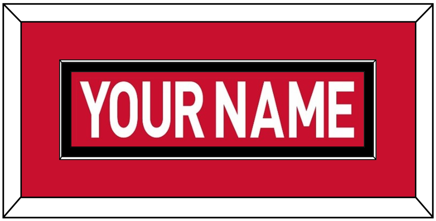 Ottawa Nameplate - Home Red (2007-2017) - Essential Tier 2