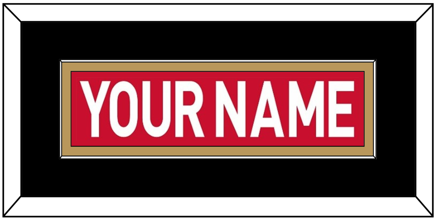 Ottawa Nameplate - Home Red (2007-2017) - Essential Tier 3