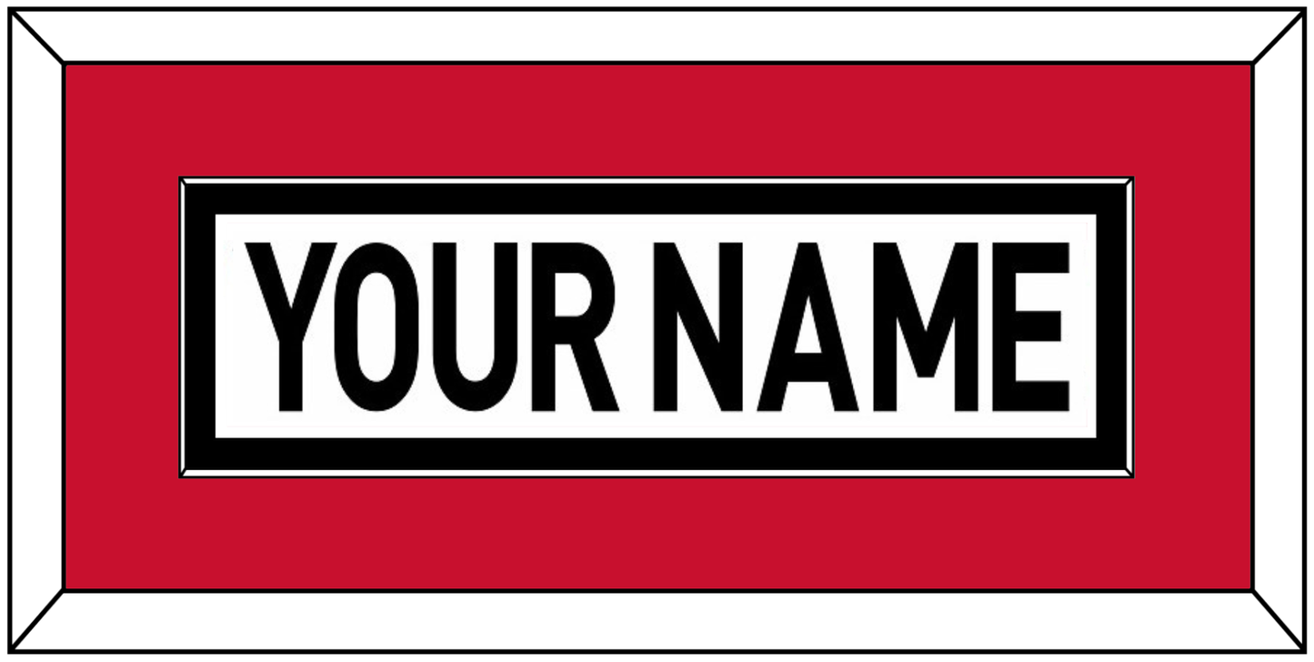 Ottawa Nameplate - Road White (2007-2017) - Essential Tier 2