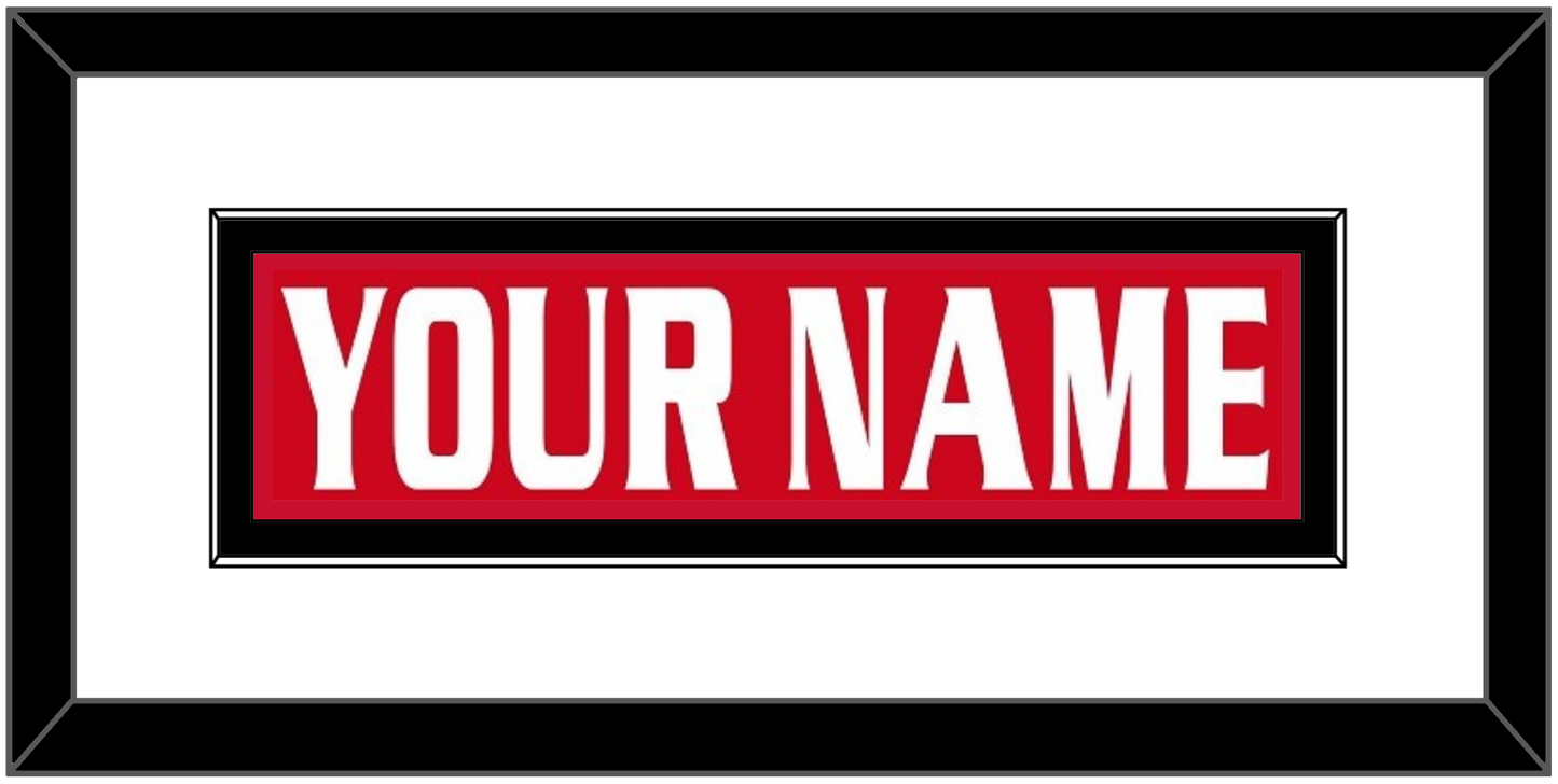 Ottawa Nameplate - Road/Home Red Jersey (1999-2007) - Essential Tier 1