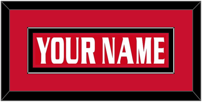 Ottawa Nameplate - Road/Home Red Jersey (1999-2007) - Essential Tier 2