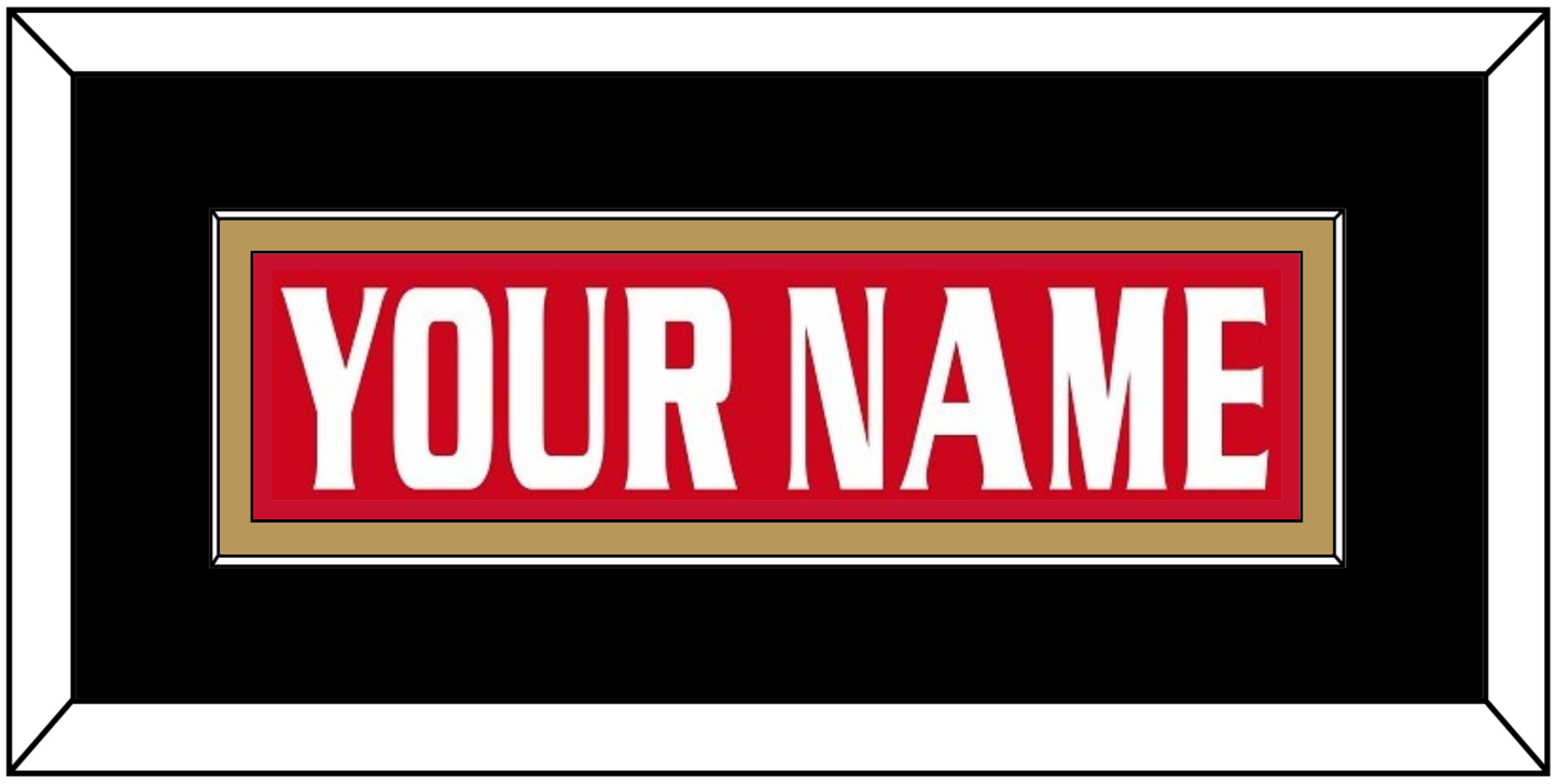 Ottawa Nameplate - Road/Home Red Jersey (1999-2007) - Essential Tier 3