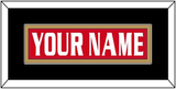 Ottawa Nameplate - Road/Home Red Jersey (1999-2007) - Single Mat 3