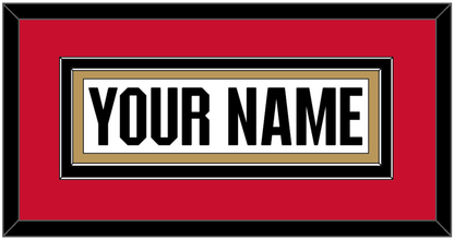 Ottawa Nameplate - Home/Road White Jersey (1999-2007) - Signature Tier 3
