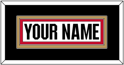 Ottawa Nameplate - Home/Road White Jersey (1999-2007) - Signature Tier 4