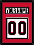 Ottawa Nameplate & Number (Back) - Road White - Double Mat 2