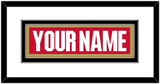Ottawa Nameplate - Home Red (2017-2020) - Double Mat 1