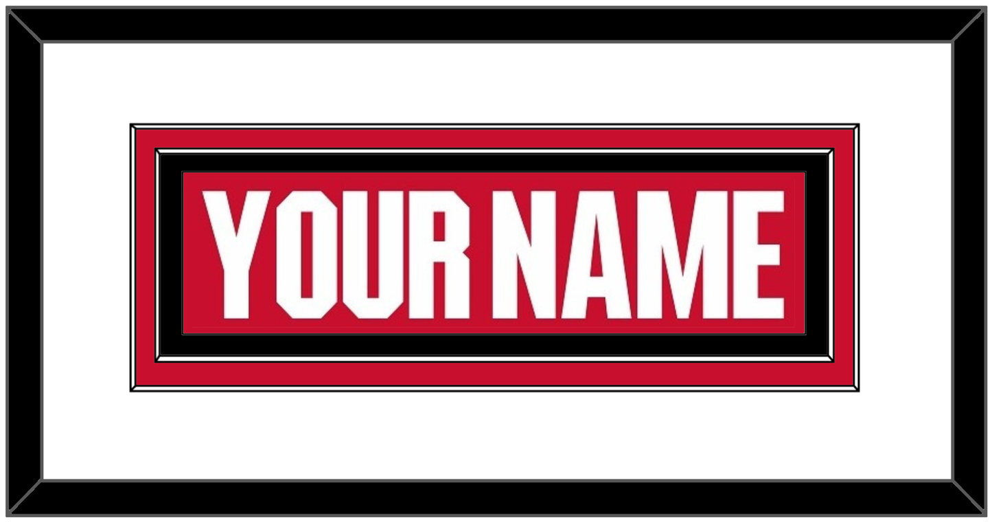 Ottawa Nameplate - Home Red (2017-2020) - Signature Tier 2