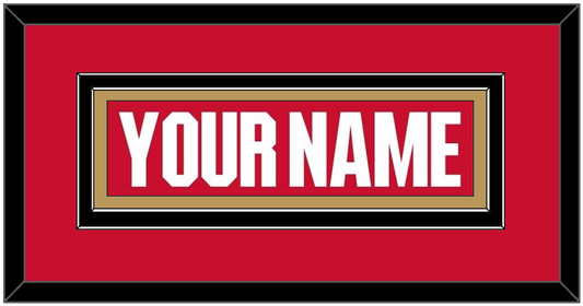 Ottawa Nameplate - Home Red (2017-2020) - Signature Tier 3