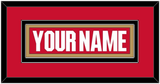 Ottawa Nameplate - Home Red (2017-2020) - Double Mat 3