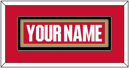 Ottawa Nameplate - Home Red (2017-2020) - Signature Tier 3