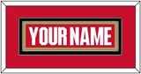 Ottawa Nameplate - Home Red (2017-2020) - Double Mat 3