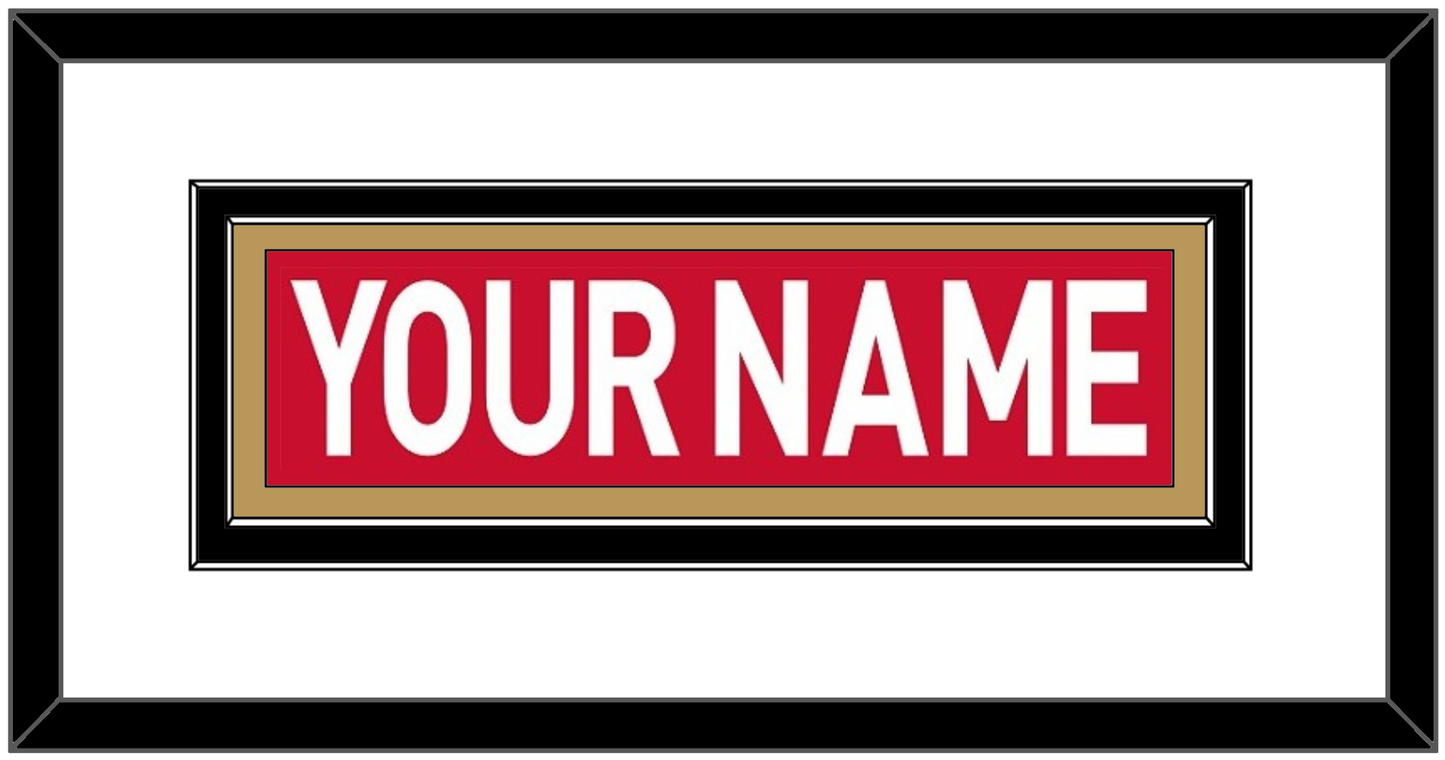 Ottawa Nameplate - Home Red (2007-2017) - Signature Tier 1