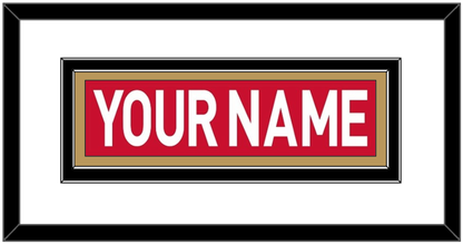Ottawa Nameplate - Home Red (2007-2017) - Signature Tier 1