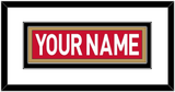 Ottawa Nameplate - Home Red (2007-2017) - Double Mat 1