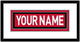 Ottawa Nameplate - Home Red (2007-2017) - Double Mat 2