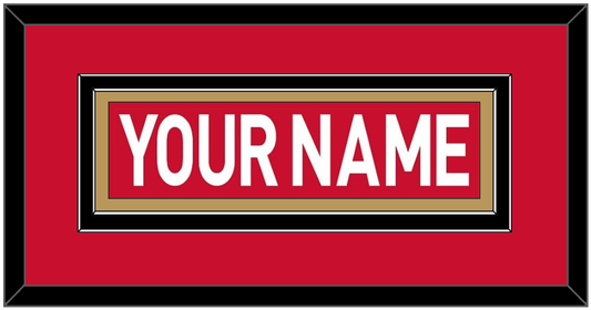 Ottawa Nameplate - Home Red (2007-2017) - Signature Tier 3