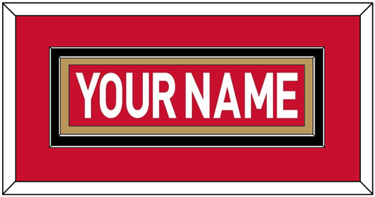 Ottawa Nameplate - Home Red (2007-2017) - Signature Tier 3