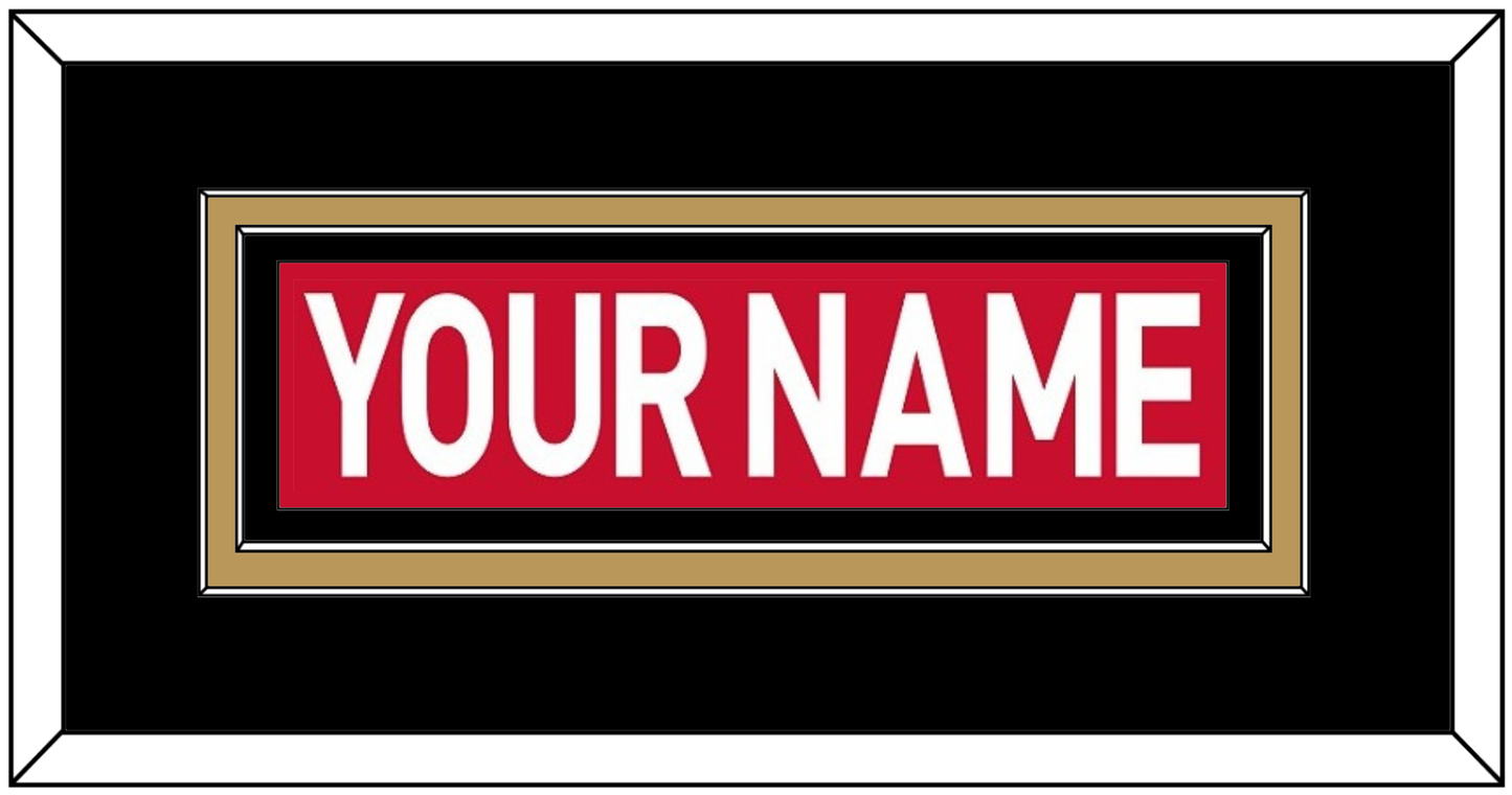 Ottawa Nameplate - Home Red (2007-2017) - Signature Tier 4