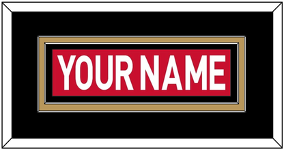 Ottawa Nameplate - Home Red (2007-2017) - Signature Tier 4