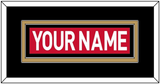 Ottawa Nameplate - Home Red (2007-2017) - Double Mat 4